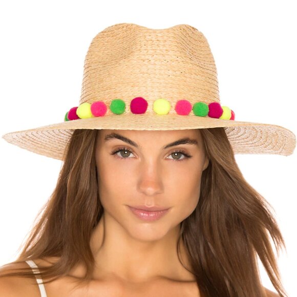 Michael Stars Accessories - Michael Stars Pom Pompeii Wide Brim Adjustable Hat